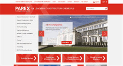 Desktop Screenshot of parex.co.uk