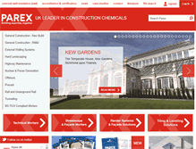 Tablet Screenshot of parex.co.uk