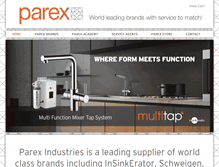 Tablet Screenshot of parex.co.nz