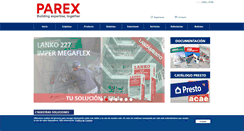 Desktop Screenshot of parex.es